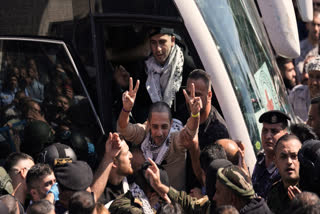 Palestinians Celebrate As Prisoners Are Released By Israel Under Gaza Ceasefire Deal