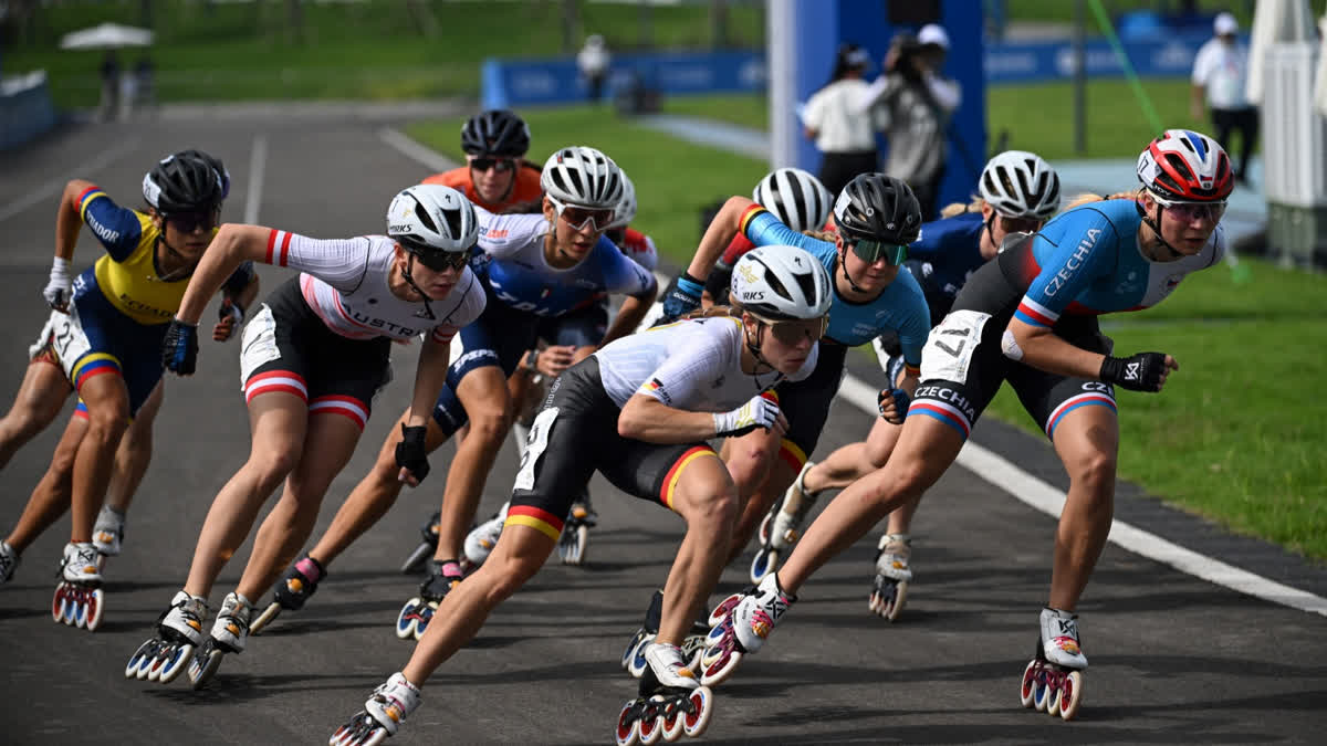 Lectern For Events World Skate Games: Anandkumar Velkumar Wins Silver Medal In 1000m Sprint