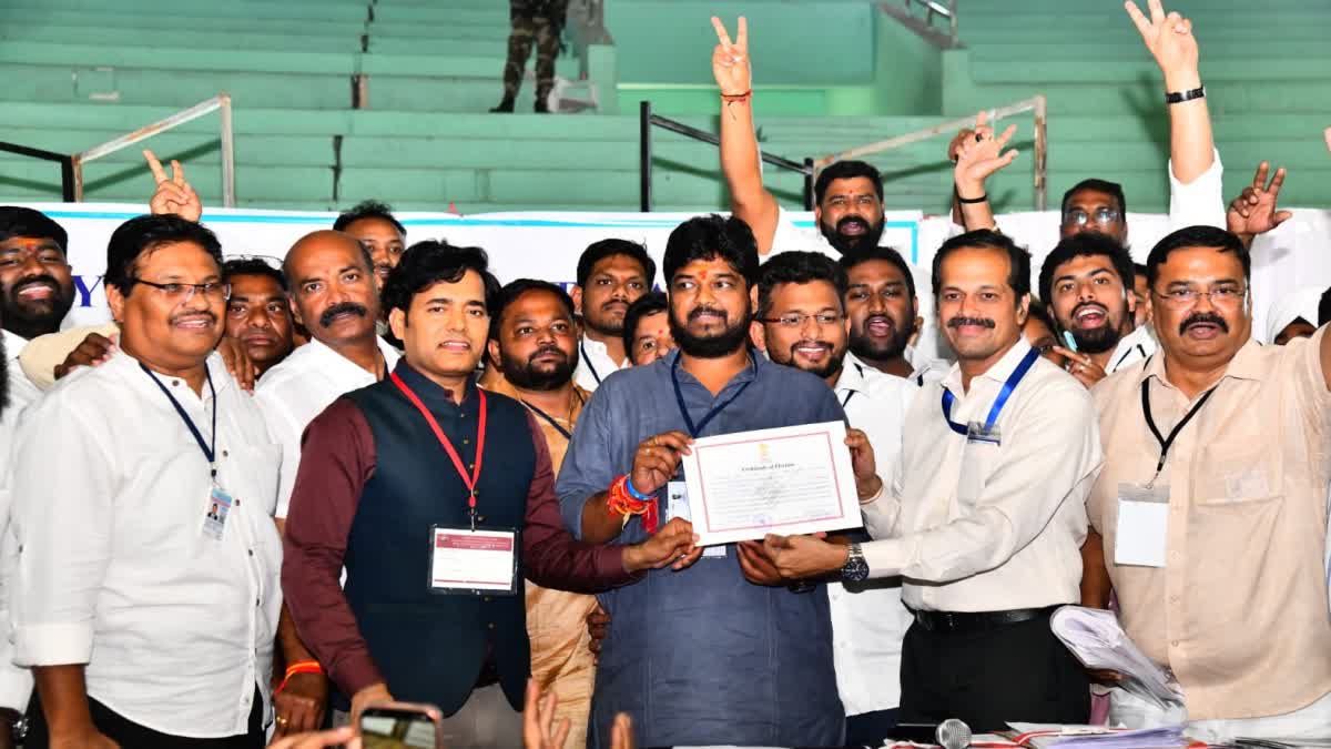 جوبلی ہلز ضمنی انتخاب میں کانگریس امیدوار نوین یادو کی شاندار جیت