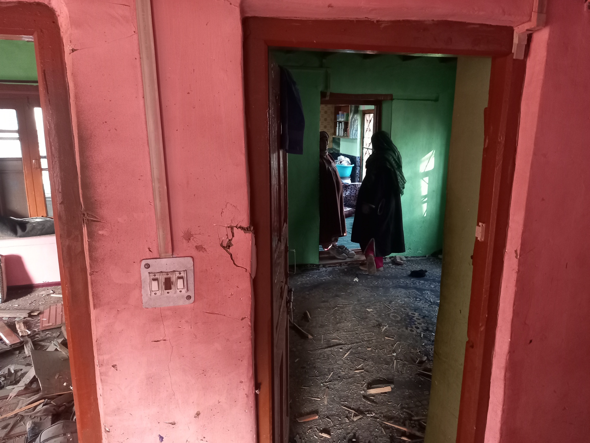 Security Forces Raze Down Delhi Blast Accused’s Family Home.