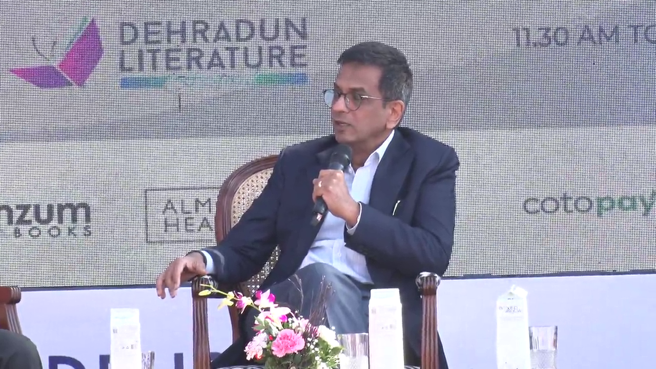 DY Chandrachud Interact with Students