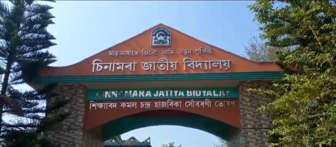 Jorhat students paddy harvesting