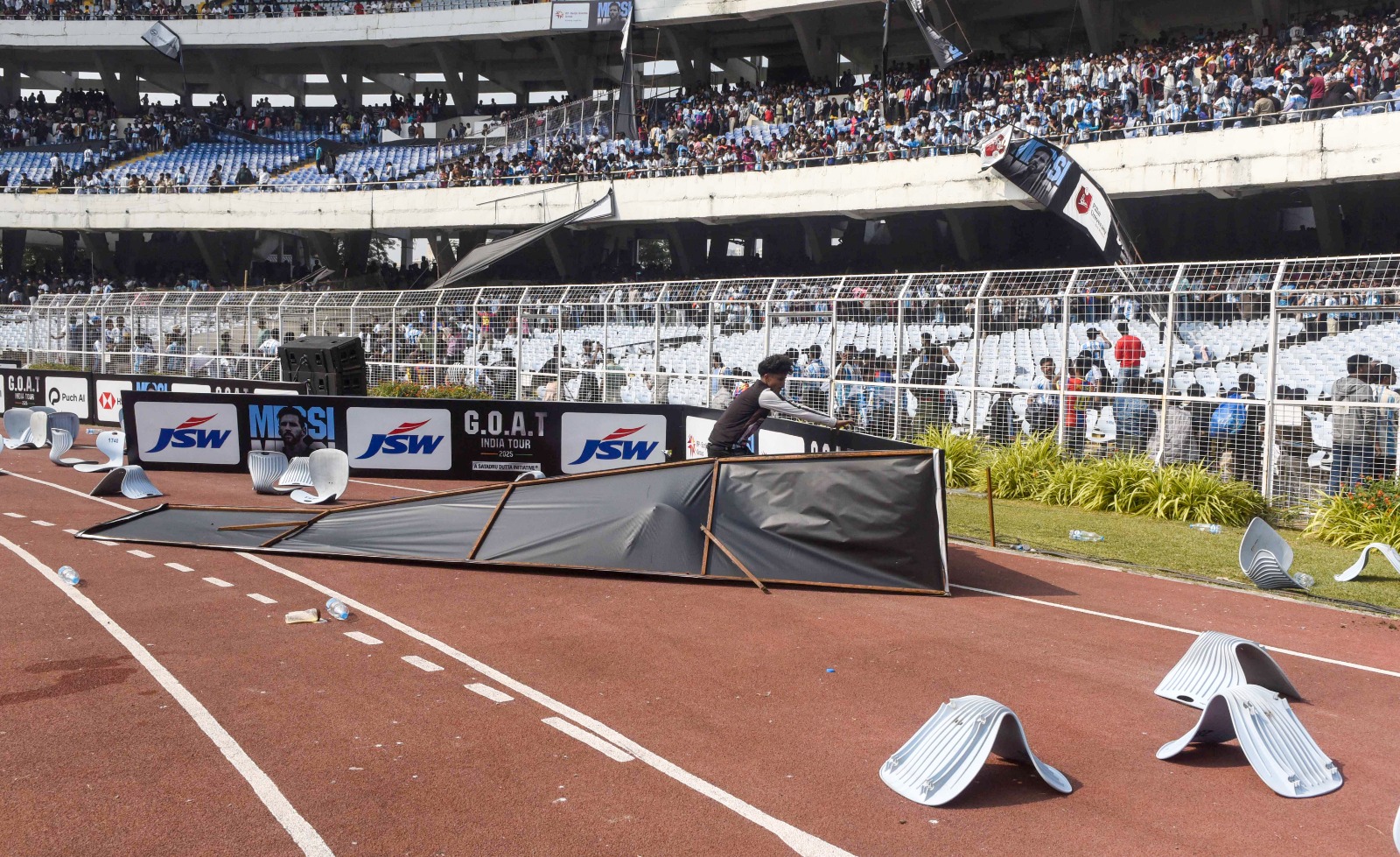 SALT LAKE STADIUM VANDALIZED