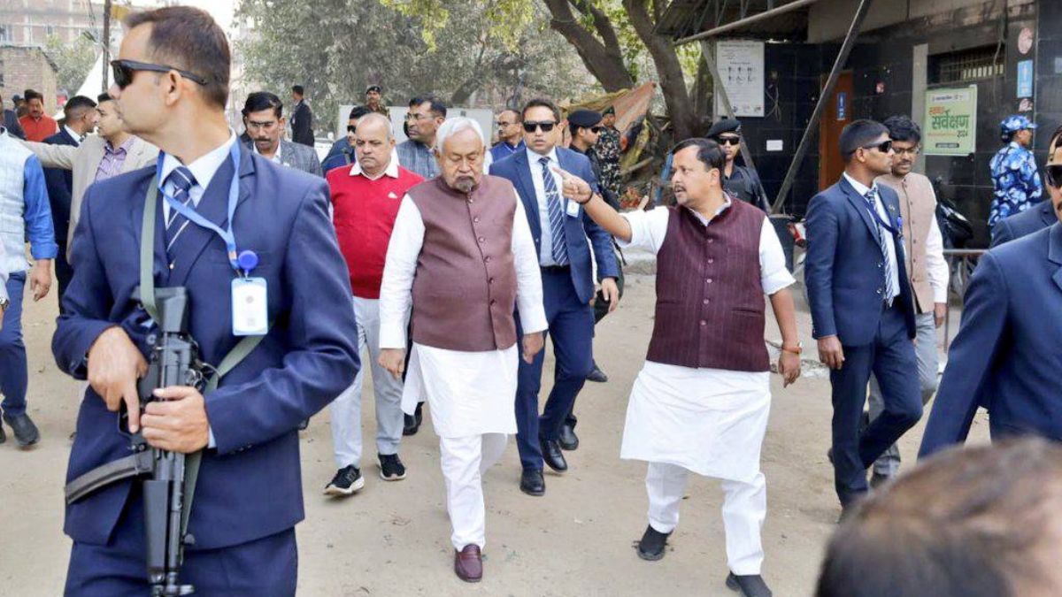 Nitin Nabin with Chief Minister Nitish Kumar