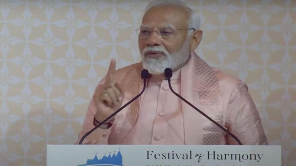 'Our Immense Pleasure in Ayodhya...received in Abu Dhabi': PM Modi Prime Minister Narendra Modi inaugurated the majestic Bochasanwasi Akshar Purushottam Swaminarayan Sanstha (BAPS) Mandir on Wednesday, the first Hindu temple in Abu Dhabi, UAE.