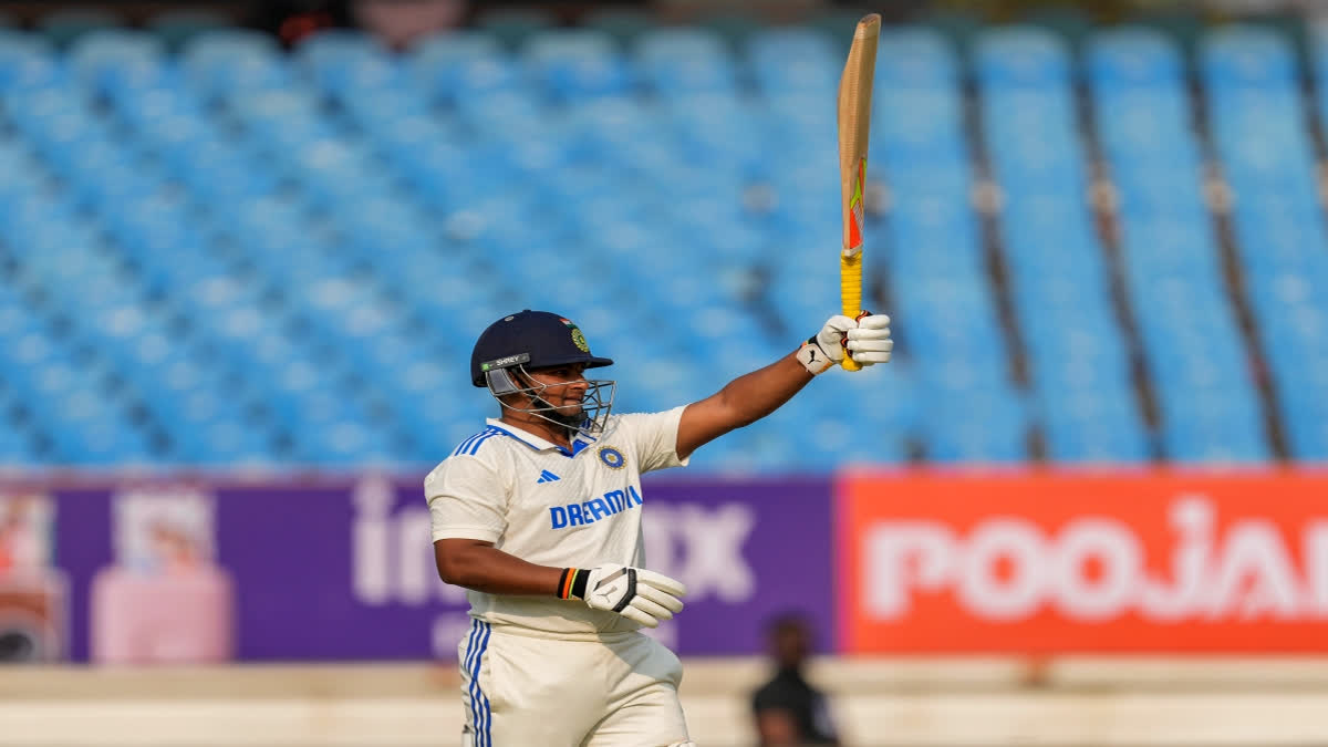 Sarfaraz Khan becomes joint second-quickest Indian batter to hit fifty on Test debut He occupied the joint-second spot in the list of fastest fifties on Men's Test debut for India.