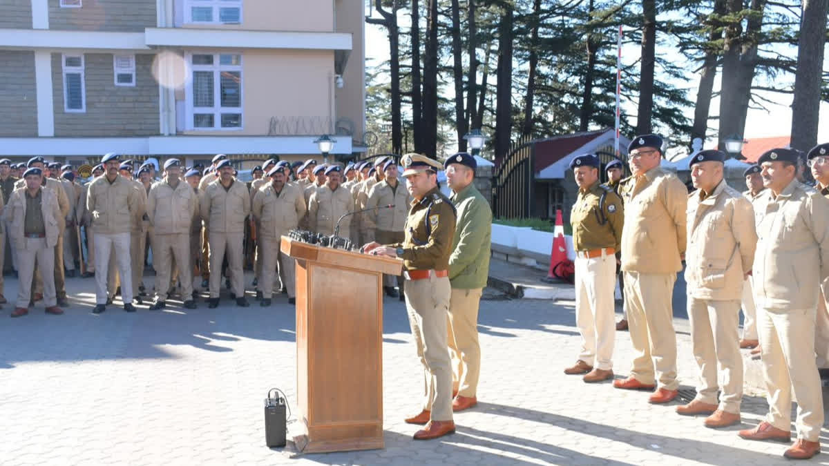 विधानसभा सत्र के लिए पुलिस जवानों की तैनाती