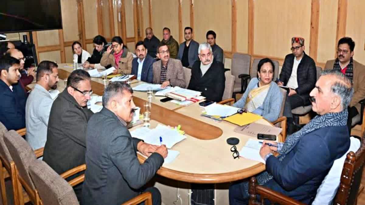 CM Sukhu review meeting Health Department