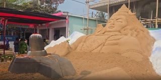 MAHA SHIVARATRI SAND ART