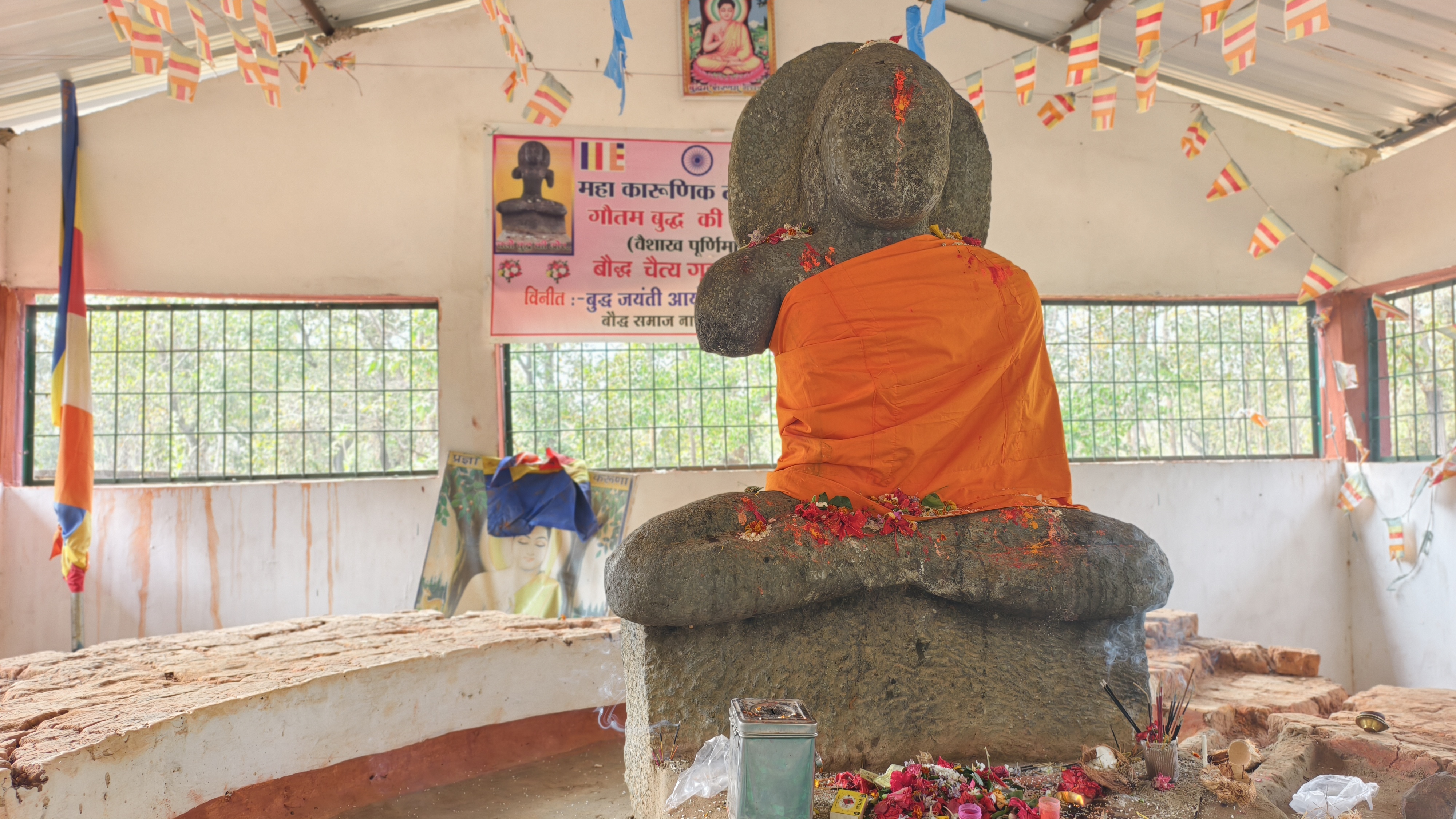 Mahashivaratri puja was offered to the ancient 6th-century Shivalinga and the Sapta Rani statue