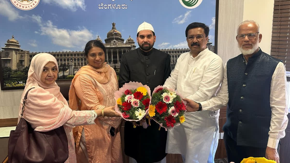 Syed Sha Ali Ul Hussaini Vows Reforms After Being Elected Karnataka Waqf Board Chairman