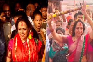 HEMA MALINI CELEBRATED HOLI IN PURI