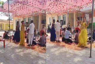 OBSCENE DANCE IN SARAN