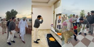 GURDAS MAAN VISIT MOOSEWALA HAVELI