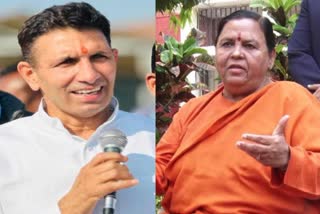 Uma Bharti angry LIQUOR BAN