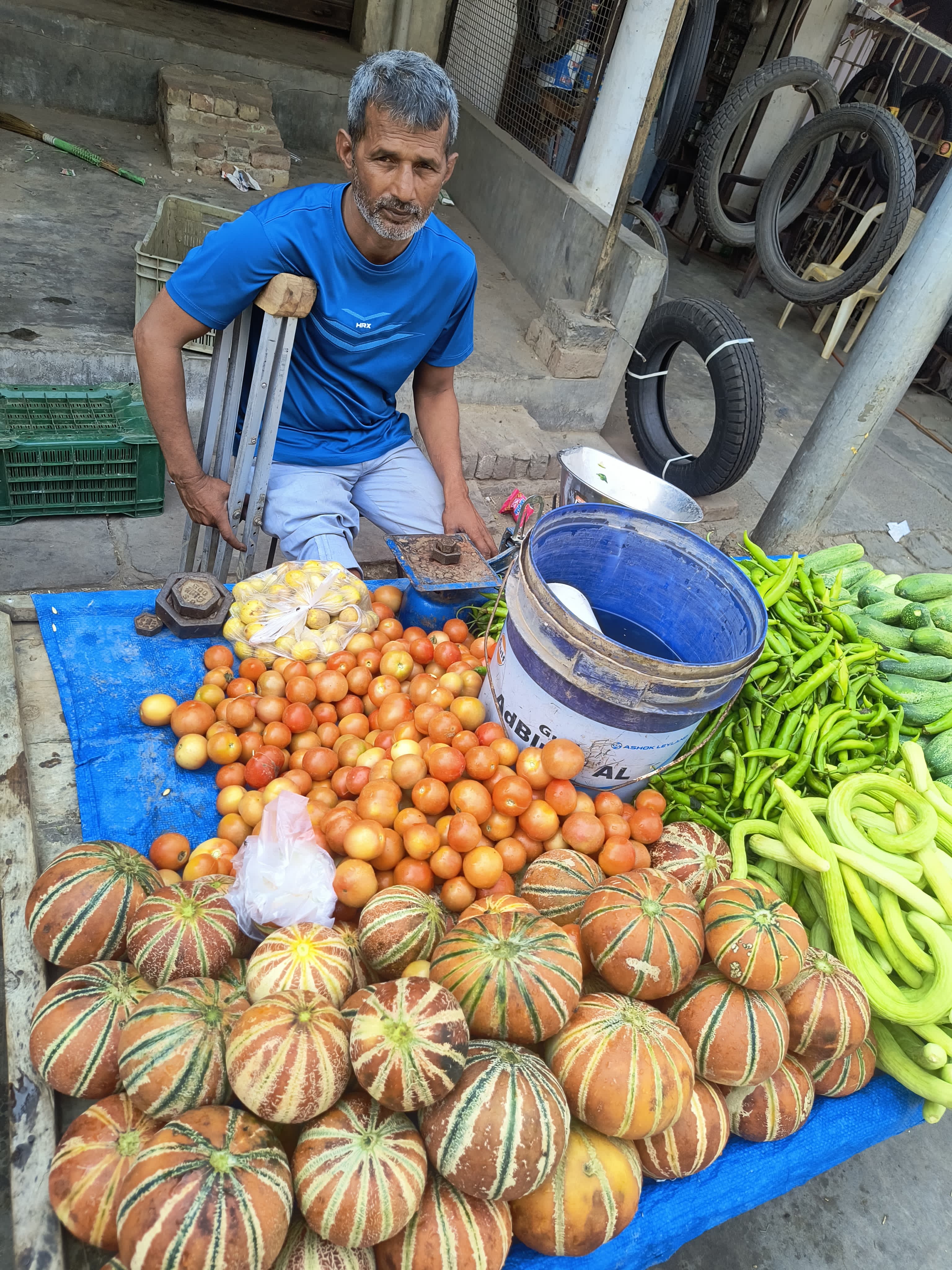 Sohit father is handicapped