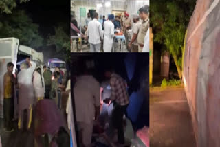 8 devotees died and 21 were injured after a bus returning from Anandpur Sahib overturned.
