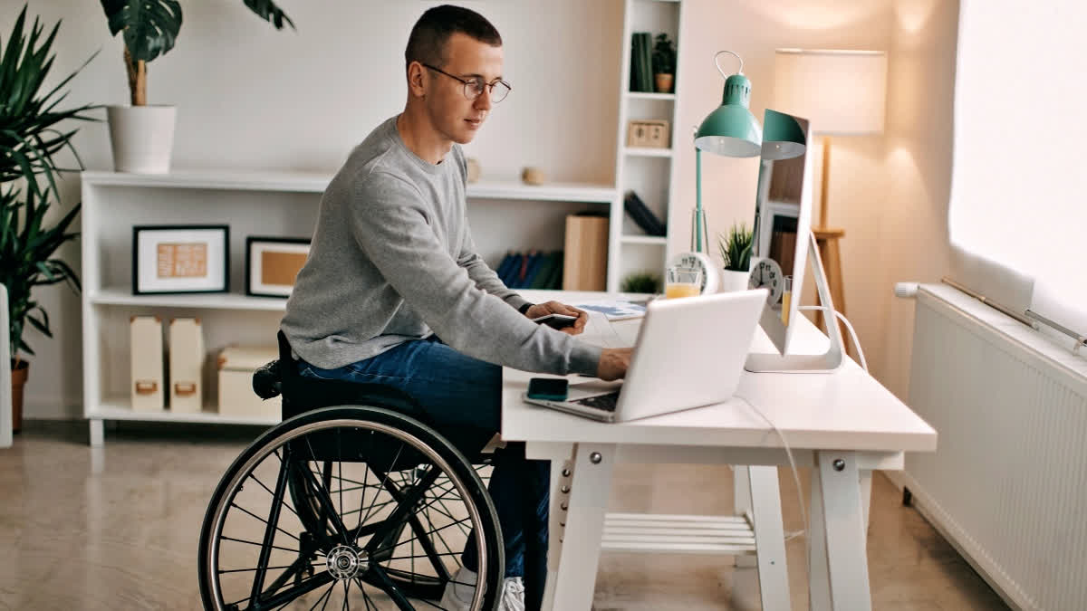 GAAD 2025: Accessibility Is the Missing Link in True Workplace Inclusion PwD using a laptop