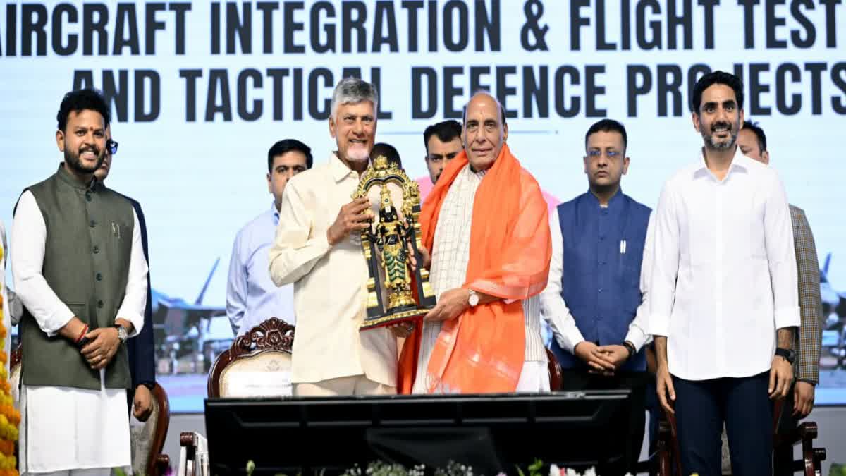 Rajnath Praises Chandrababu's Vision, Technological Focus; Rs 15,803 Cr ...