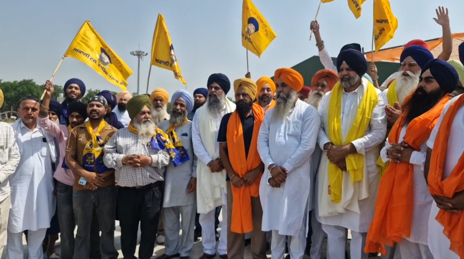 "ਅੰਮ੍ਰਿਤਪਾਲ ਸਿੰਘ ਹੋਣਗੇ ਮੁੱਖ ਮੰਤਰੀ ਚਿਹਰਾ" -ਮਨਪ੍ਰੀਤ ਸਿੰਘ ਇਆਲੀ AKALI DAL WARIS HOLDS PROTEST MARCH