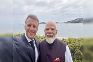 FRENCH PRESIDENT EMMANUEL MACRON  PM MODI  G7 SUMMIT  FRANCE INDIA LATEST NEWS