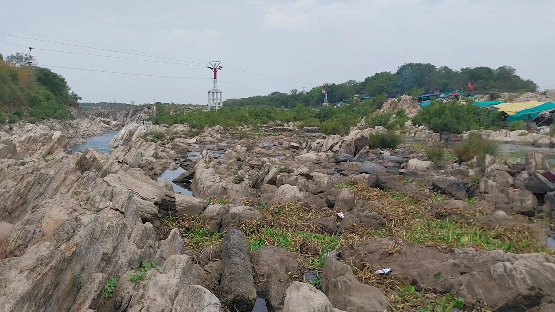 BARGI DAM WATER LEVEL DECREASED