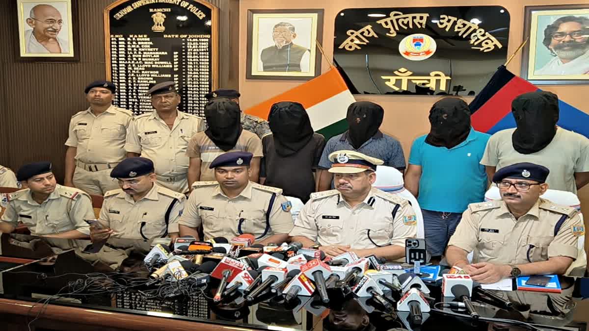 Police arrested drug peddlers in Ranchi