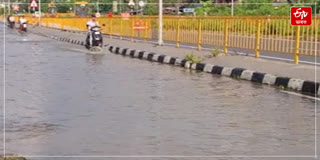 Four-lane road affected by artificial flood in Teok