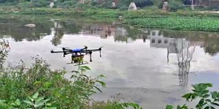 Mosquito Spray In Musi With Drone