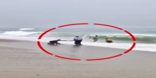 5 Tourists Rescue in RK Beach