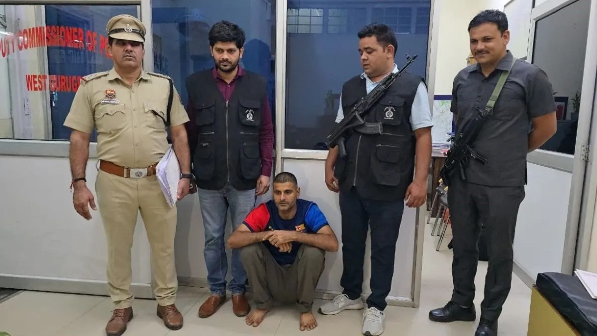 STF ACTION AT GANGSTERS HARYANA