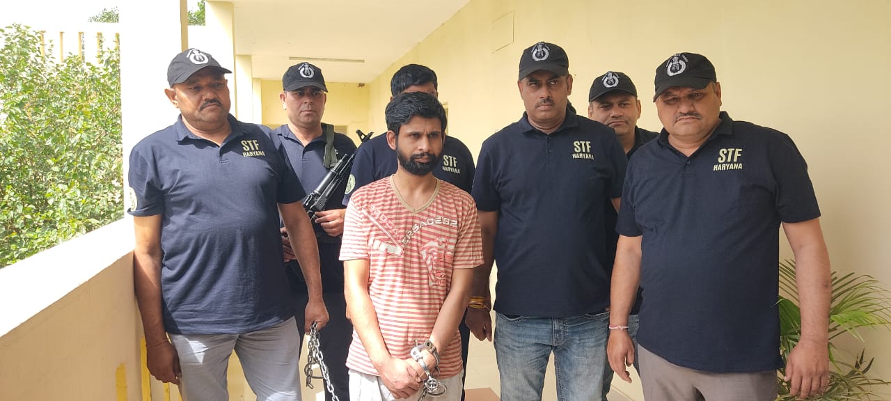 STF ACTION AT GANGSTERS HARYANA