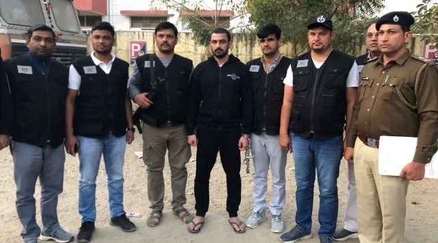 STF ACTION AT GANGSTERS HARYANA