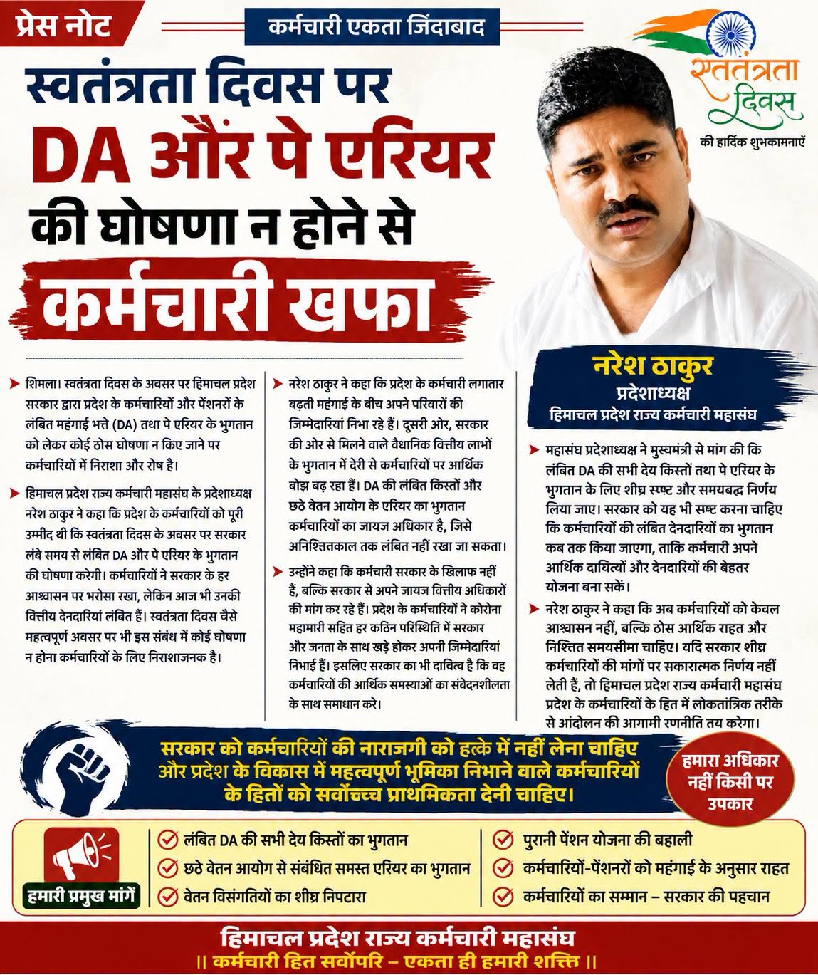 नरेश ठाकुर की पोस्ट