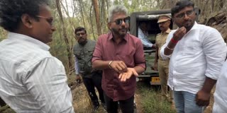 அமைச்சர் மரிய வில்சன் கொடைக்கானல் வனப்பகுதியில் ஆய்வு
