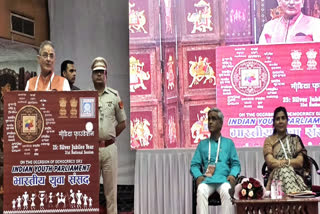 Himachal Governor Gupta interacting with youth in Jaipur.