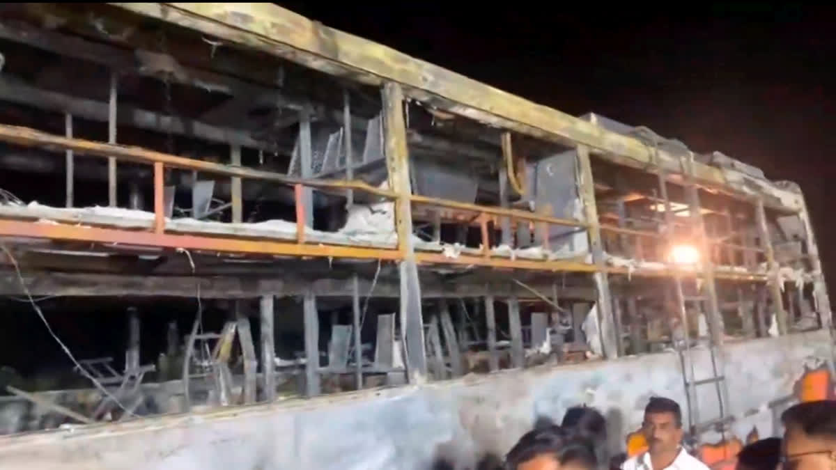 Jaisalmer Bus Fire: Toll Rises To 21; DNA Test Begins Jaisalmer Bus Fire