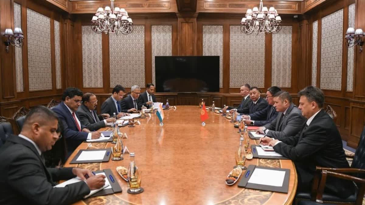 India-Kyrgyzstan agreed to enhance collaboration on countering terrorism NSA Doval Bishkek visit