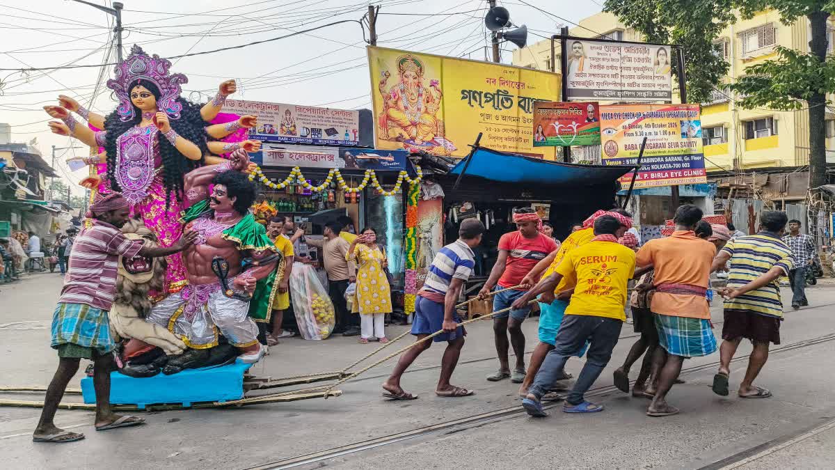 Photo: ETV Bharat Durga Puja Weather in West Bengal