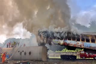 Train accident Shoranur  Shoranur railway station  Fire accident railway station  mock drill