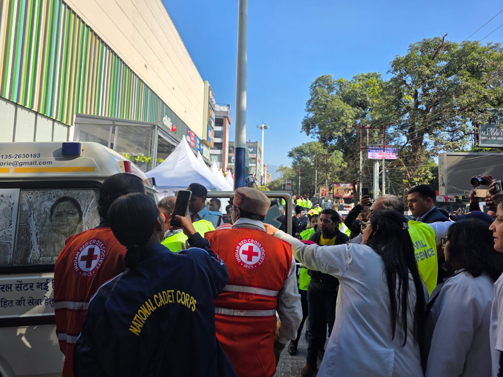 Earthquake mock drill