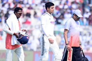 SHUBMAN GILL RETIRES HURT