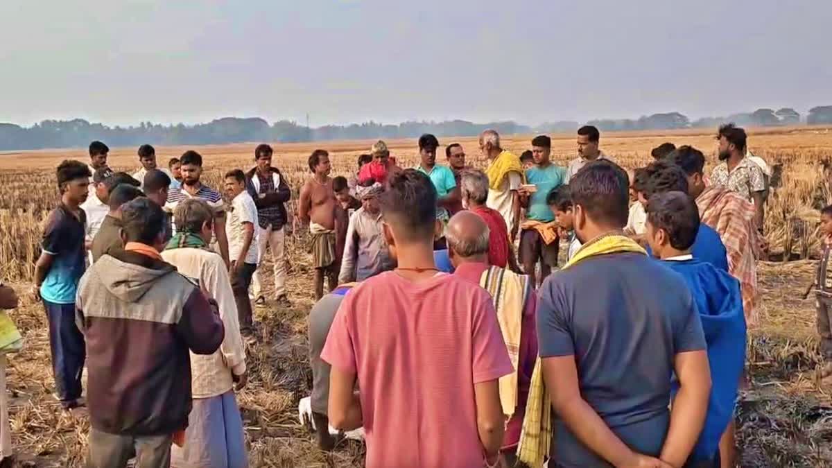 FARMER BURNT ALIVE IN PADDY FIELD