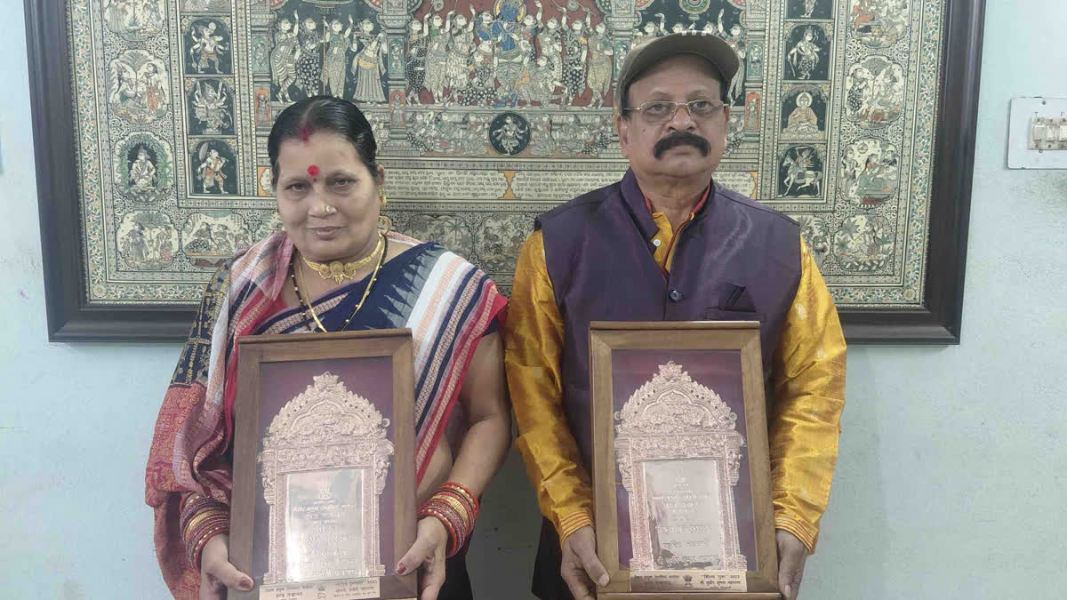 Odisha Artist Couple Wins President’s Award For Reviving Traditional Painting And Cow Dung Doll Art