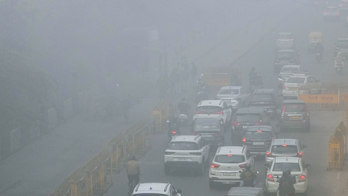Delhi Wakes Up To Near Zero Visibility