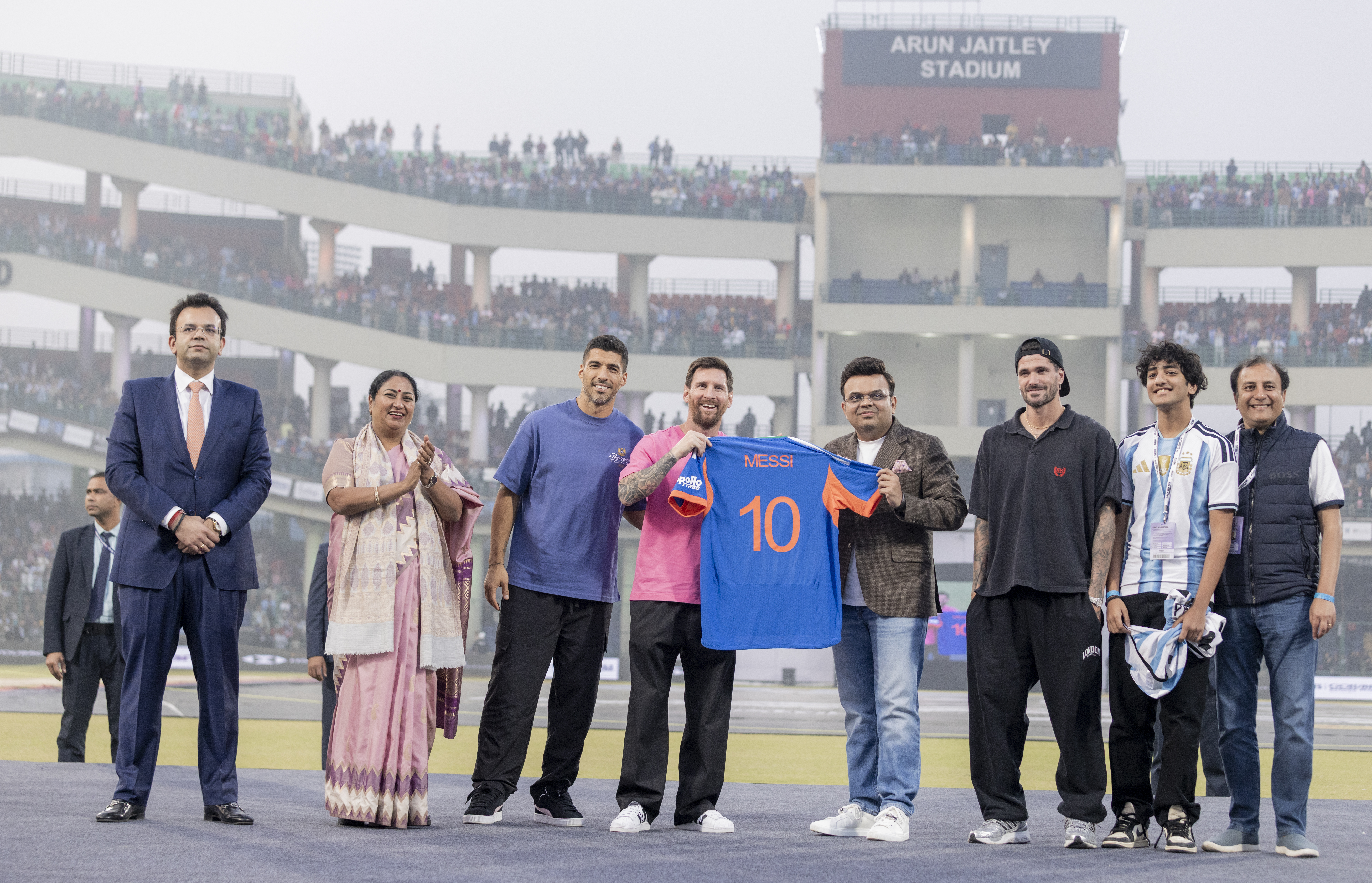 ICC ચેરમેન જય શાહે મેસ્સીનું સન્માન કર્યું