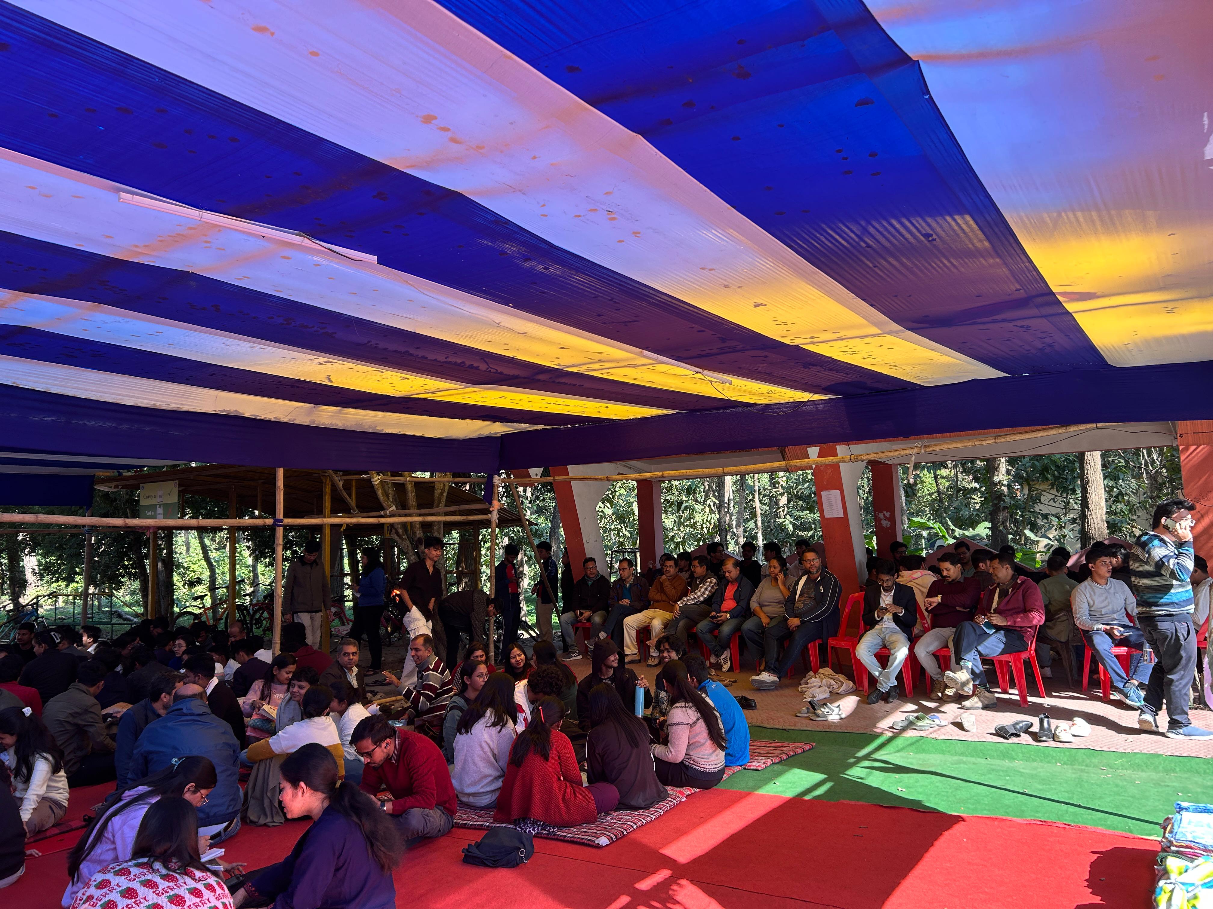 hunger strike at Tezpur University