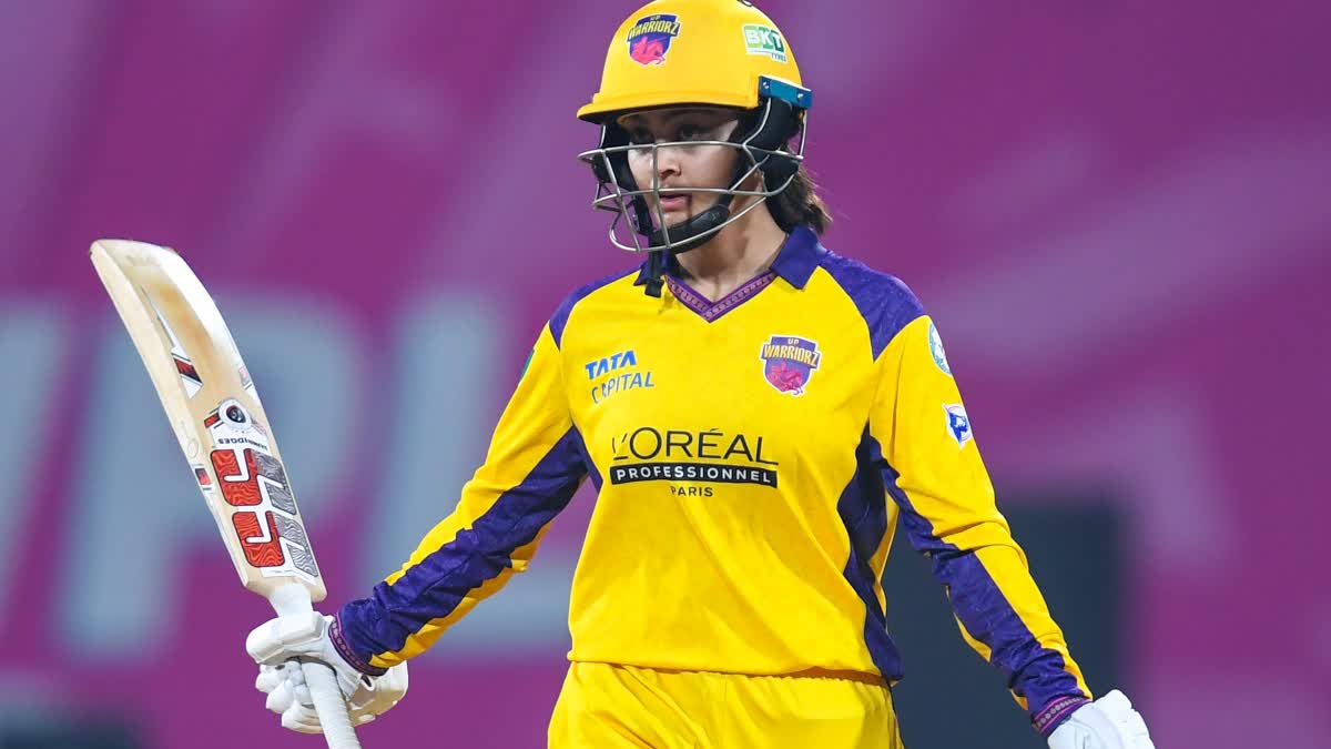 WPL 2025: ஹர்லீன் தியோல் அதிரடி அரை சதம்; முதல் வெற்றியை பதிவு செய்தது யுபி வாரியர்ஸ்