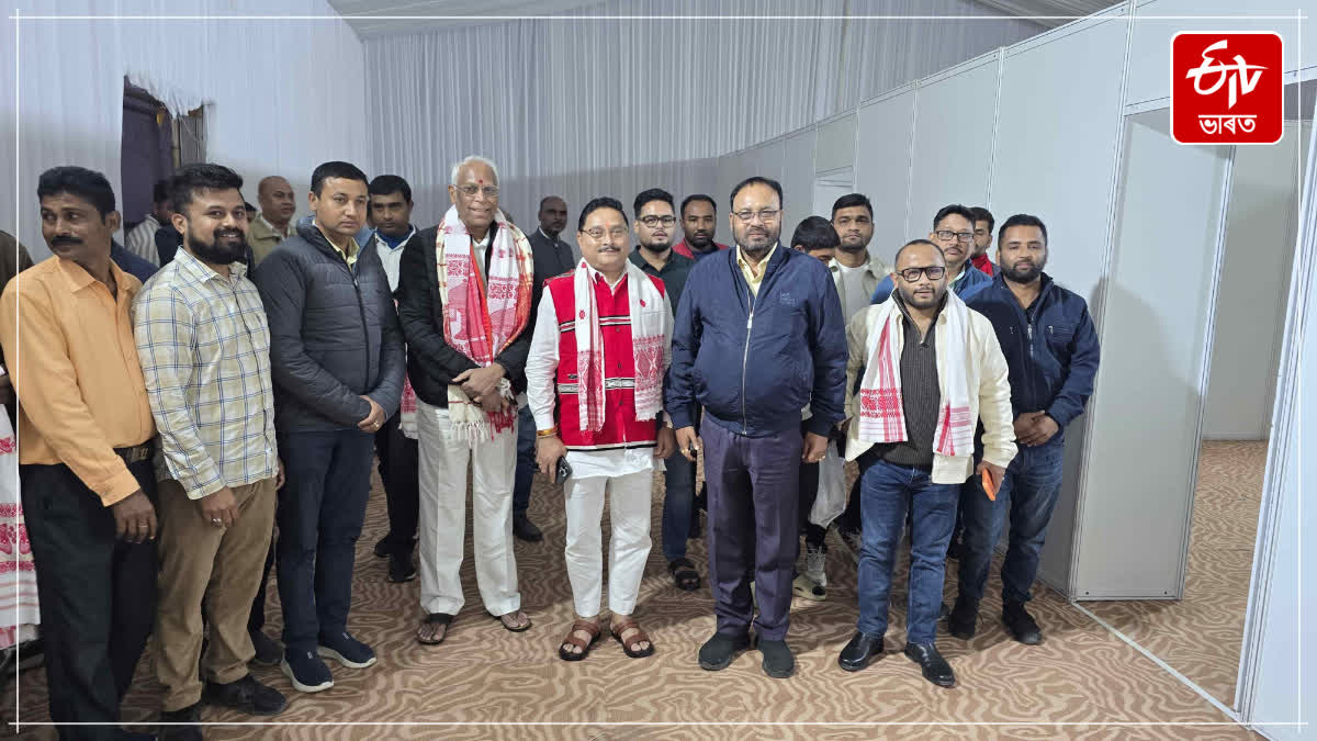 State BJP president Dilip Saikia took stock of the preparations for the PM Rally in Kaliabar