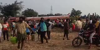 PALM OIL TANKER OVERTURNS